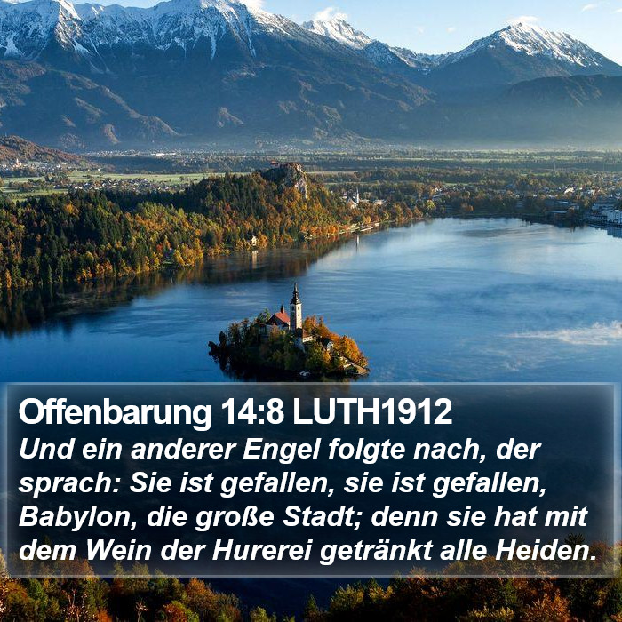 Offenbarung 14:8 LUTH1912 Bible Study