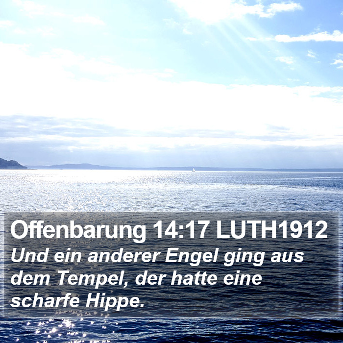 Offenbarung 14:17 LUTH1912 Bible Study