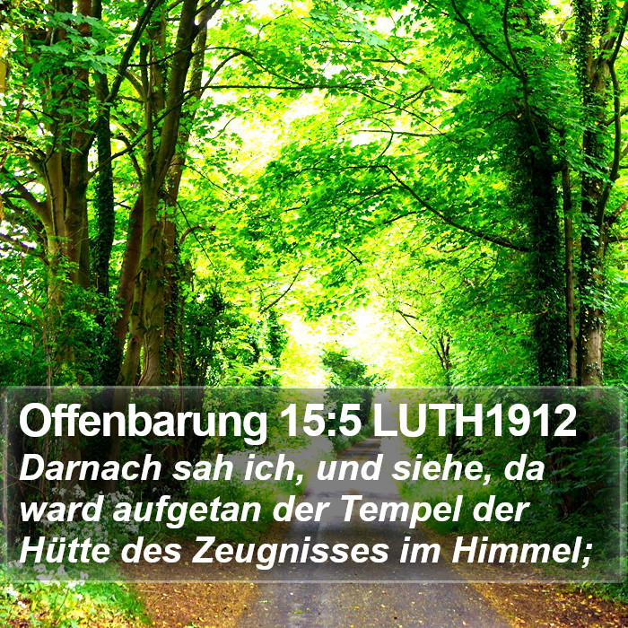 Offenbarung 15:5 LUTH1912 Bible Study