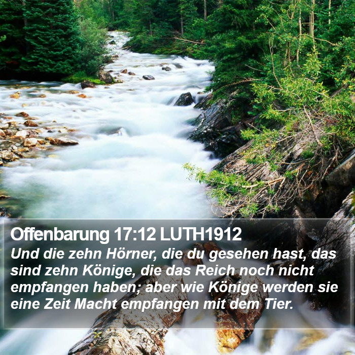 Offenbarung 17:12 LUTH1912 Bible Study